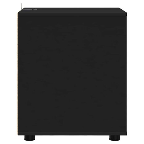 Opbergkast Zwart 40 x 48 x 57 cm Bewerkt hout 7