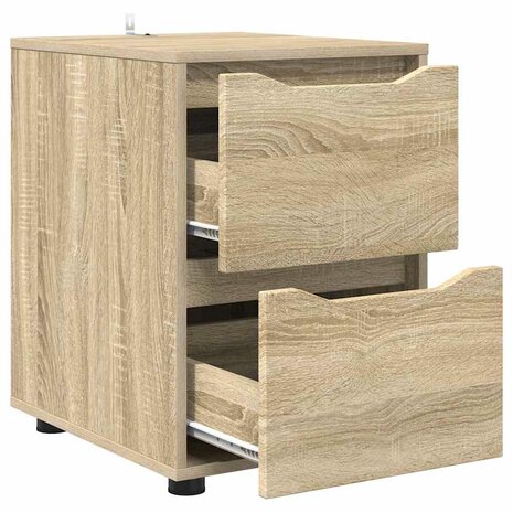 Opbergkast Sonoma Eiken 40 x 48 x 57 cm Bewerkt hout 5