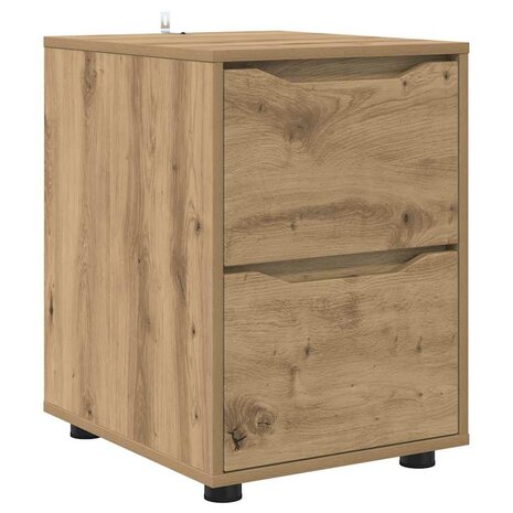 Opbergkast Artisan Eiken 40 x 48 x 57 cm Bewerkt hout 2