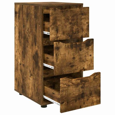 Opbergkast Gerookt eiken 40 x 48 x 81 cm Bewerkt hout 7