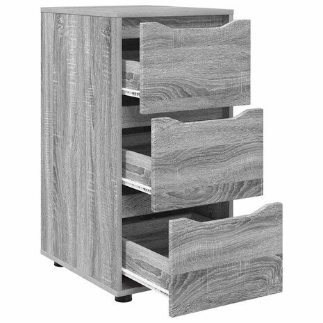 Opbergkast Grijs Sonoma 40 x 48 x 81 cm Bewerkt hout 7