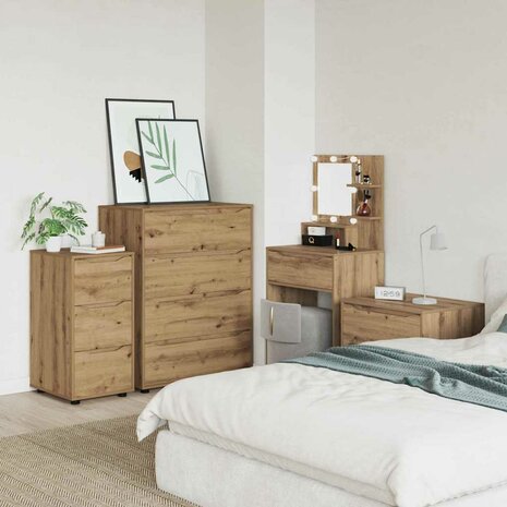 Opbergkast Artisan Eiken 40 x 48 x 81 cm Bewerkt hout 1