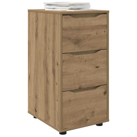 Opbergkast Artisan Eiken 40 x 48 x 81 cm Bewerkt hout 3