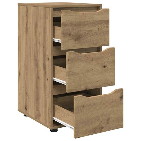 Opbergkast Artisan Eiken 40 x 48 x 81 cm Bewerkt hout 7