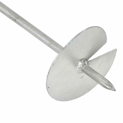 Grondankers 6 st 10x60 cm gegalvaniseerd metaal 4