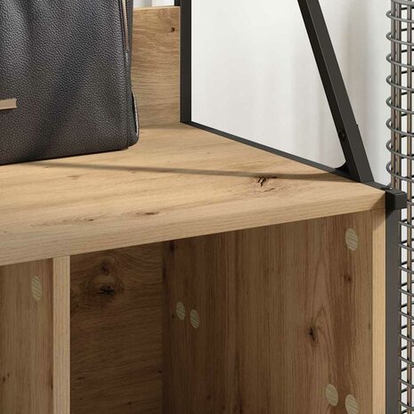 Kledingrek Artisan Eiken 100 x 41 x 184 cm Bewerkt hout 4