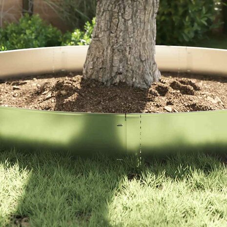 Gazonranden 5 pcs Zilver 100 x 25 x 0.07 cm 3