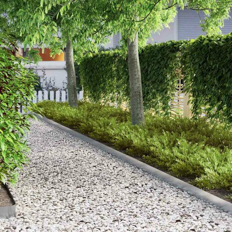 Tuinrand Zilver 450 x 0.05 x 15 cm Gegalvaniseerd staal 4