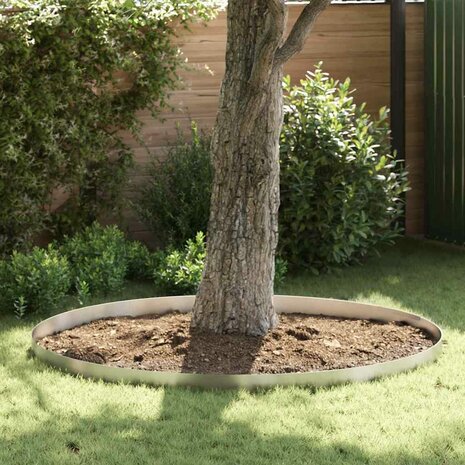 Tuinrand Zilver 450 x 0.05 x 15 cm Roestvrij staal 1