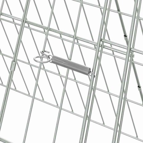 Konijnenkooi Zilver 650 x 55 x 55 cm Gegalvaniseerd staal 8