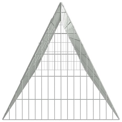 Konijnenkooi Zilver 650 x 55 x 55 cm Gegalvaniseerd staal 7