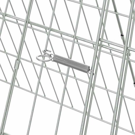 Konijnenkooi Zilver 650 x 55 x 55 cm Gegalvaniseerd staal 8