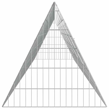 Konijnenkooi Zilver 650 x 55 x 55 cm Gegalvaniseerd staal 7