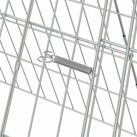 Konijnenkooi Zilver 650 x 55 x 55 cm Gegalvaniseerd staal 8