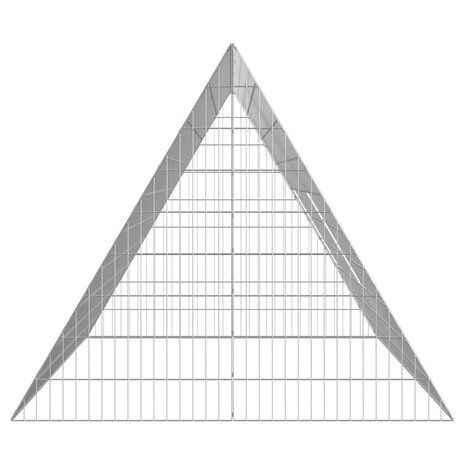 Konijnenkooi Zilver 215 x 100 x 85 cm Gegalvaniseerd staal 7