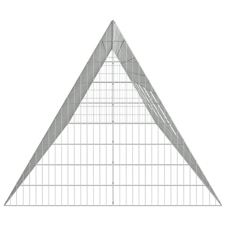 Konijnenkooi Zilver 215 x 100 x 85 cm Gegalvaniseerd staal 7