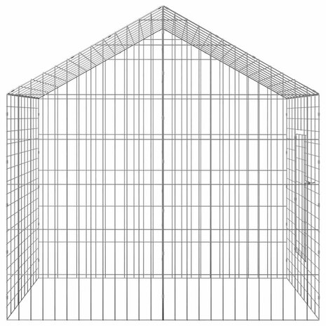 Konijnenkooi Zilver 400 x 78 x 78 cm Gegalvaniseerd staal 8