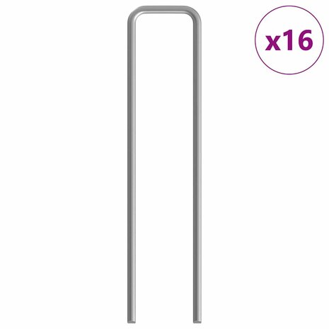 Konijnenkooi Zilver 400 x 78 x 78 cm Gegalvaniseerd staal 3