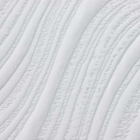 Matras Wit en Grijs 90 x 190 cm Traagschuim 9