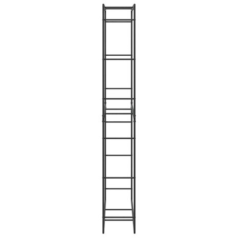 Haardhoutrek 100x30x209 cm staal zwart 6