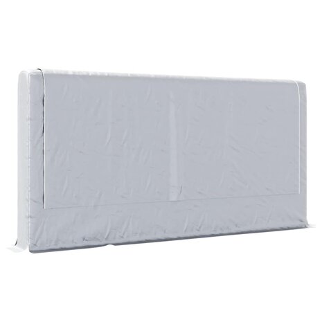 Haardhoutrek met regenhoes 300x25x150 cm gegalvaniseerd staal 6