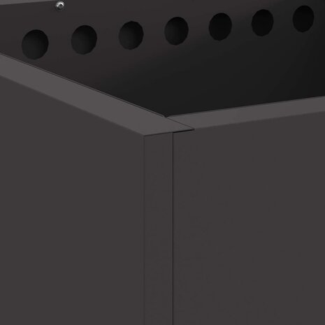 Rookloze Vuurschaal Zwart 48 x 48 x 50 cm Staal 8