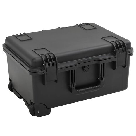 Flightcase draagbaar 54x41,5x29 cm PP zwart 1