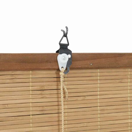 Raamrolgordijnen & Shutters Anders Licht Bruin Bamboe 8