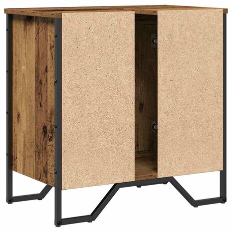 Badkamerkast Oud Hout 60 x 35 x 60 cm Bewerkt hout 8