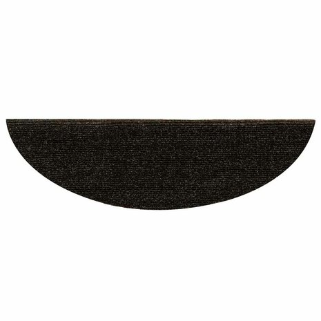 Trapmatten Zelfklevend 10 st 56x17x3 cm Donkerbruin Halfrond 5