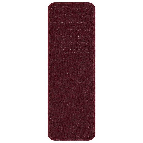 Antislip Trapmatten 15 pcs Bordeauxrood 60 x 25 cm PP 5