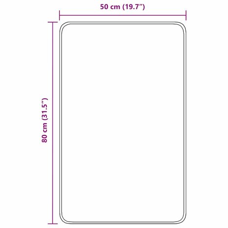 Antislip Badmat Cr&egrave;me 50 x 80 cm PP 8