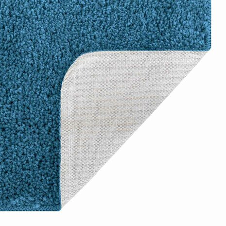 Antislip Badmat Set 3 pcs Blauw PP 8