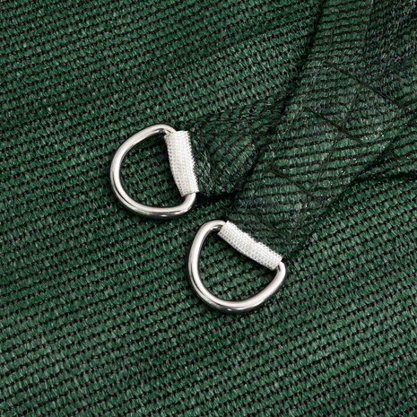 Zonnezeil driehoekig 160 g/m&sup2; 6x6x6 m HDPE donkergroen 6