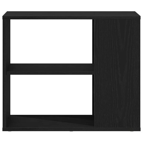 Dressoir met lade Zwart Eiken 60 x 30 x 50 cm Bewerkt hout 6