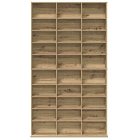 Cd-kast met plank artisanaal eikenkleurig 101 x 23 x 177.5 cm 6