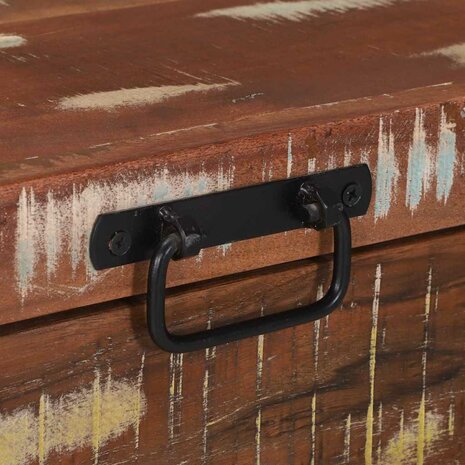 Opbergkisten Bruin 80 x 30 x 30 cm Massief gerecycled hout 9