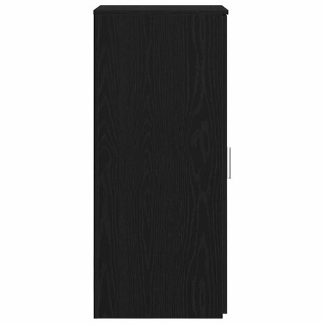 Opbergkast zwart 40x45x103,5 cm bewerkt hout 6