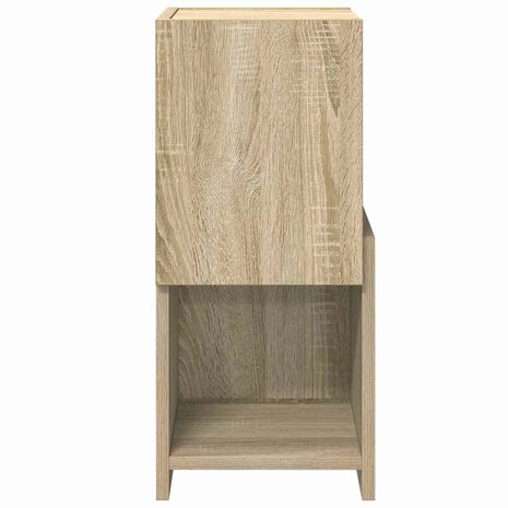 Hoekkast Wit 25,5x25x55cm Bewerkt hout 6