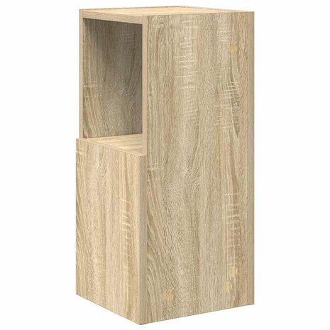 Hoekkast Wit 25,5x25x55cm Bewerkt hout 7