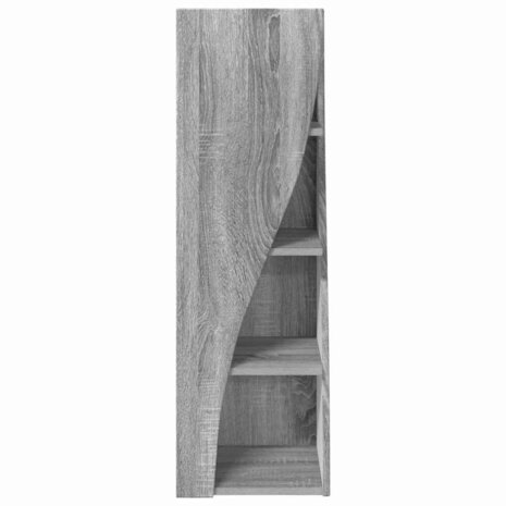 Hoekkast Wit 32x32x102cm Bewerkt hout 5