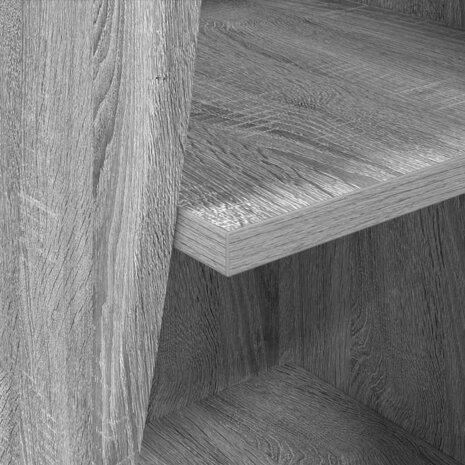 Hoekkast Wit 32x32x102cm Bewerkt hout 8