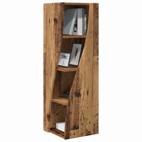 Hoekkast Wit 32x32x102cm Bewerkt hout 3