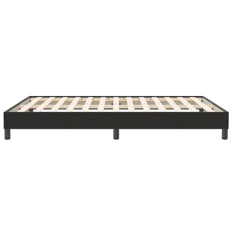Boxspring zonder matras fluweel zwart 160x210 cm 6