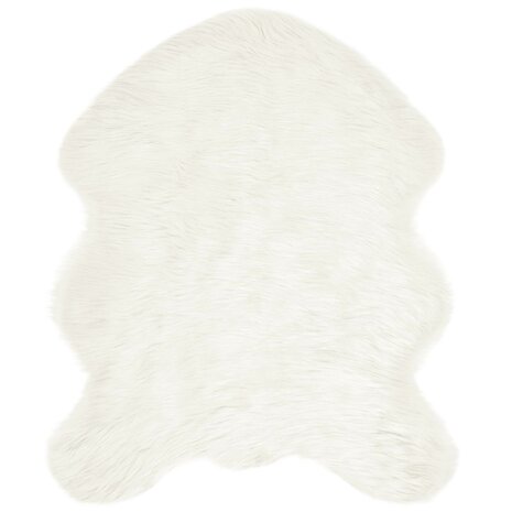 Nep Schapenvacht Tapijt Tafalla Wit 50 x 80 cm Polyester 2