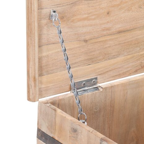 Opbergkist 90x40x40 cm massief acaciahout 6