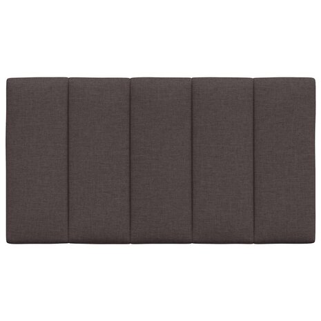 Hoofdbordkussen "Hanko" 80 cm stof donkerbruin 4