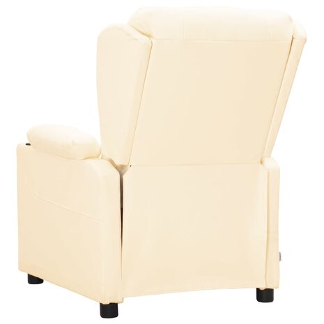 Sta-op-stoel kunstleer cr&egrave;mekleurig 4