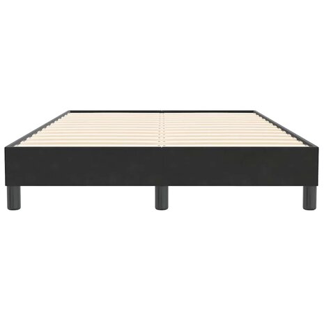 Boxspring zonder matras fluweel zwart 120x210 cm 5