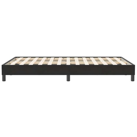 Boxspring zonder matras fluweel zwart 120x210 cm 6